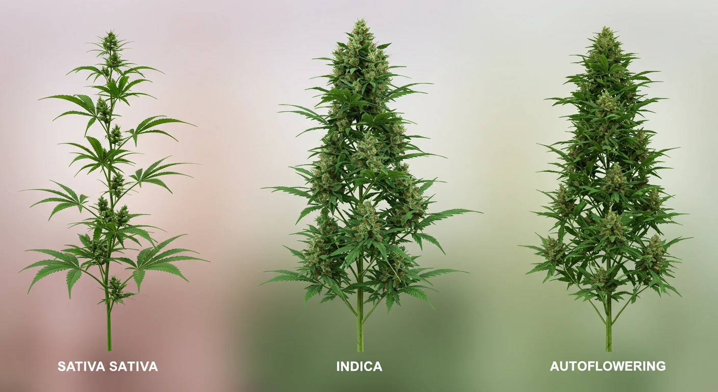 diferencias indica sativa regular