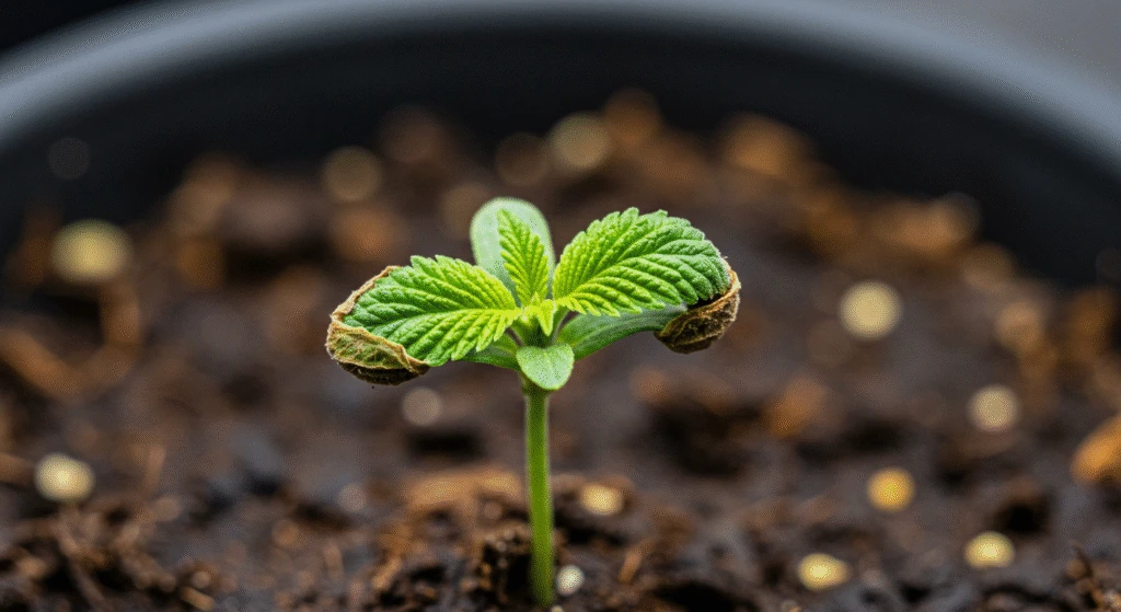 plantula con cascara