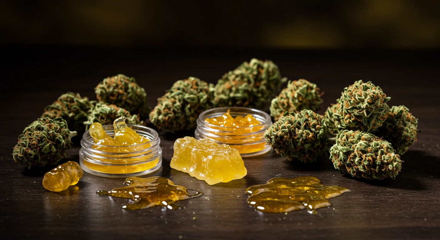 Rosin, Wax, hachis