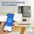 humidificadores levoit 6l smart wifi top fill cool mist air humidificador ultrasónico para plantas, niños, difusor de aceite esencial, silencioso, fácil de limpiar, sin filtro, funciona con alexa