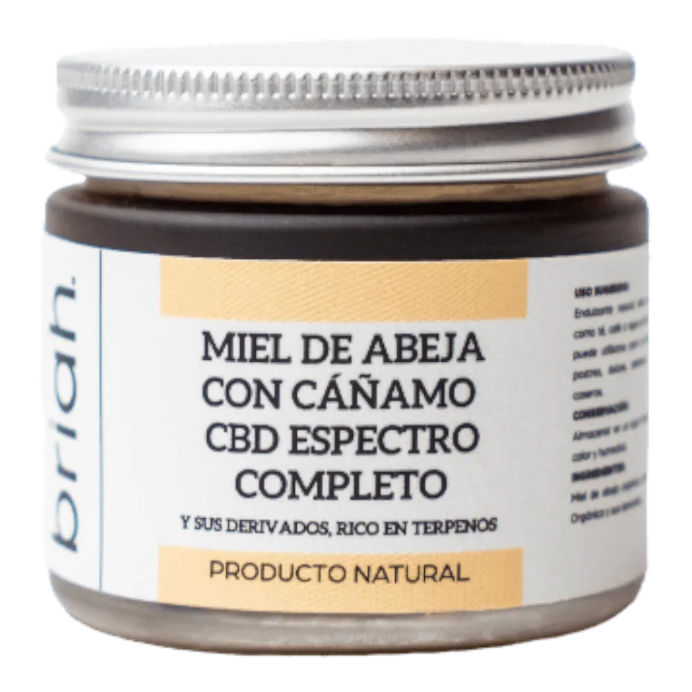 miel de abeja briah con aceite de cáñamo cbd espectro completo | 300 mg