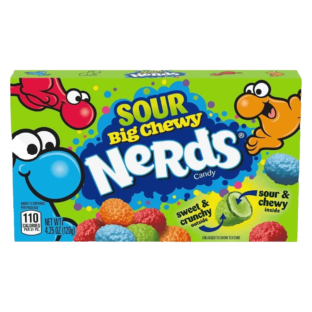 dulces nerds big chewy sour 120g americanos dulces nerds big chewy sour 120g americanos
