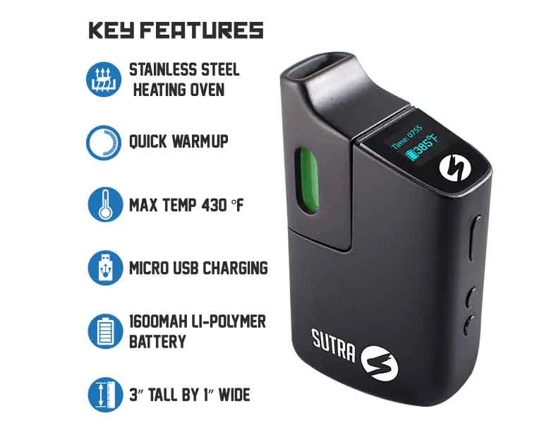 vaporizador híbrido | herbal y extractos | sutra mini