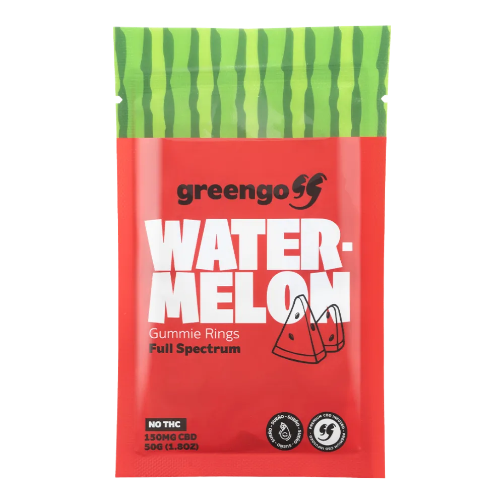 greengo cherry gummies cbd+delta8 | 400 mg | 10 piezas