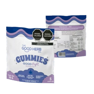 the good herb co. gomitas good night sleep | para dormir con cbd + melatonina +magnesio + valeriana | 25 mg/pza