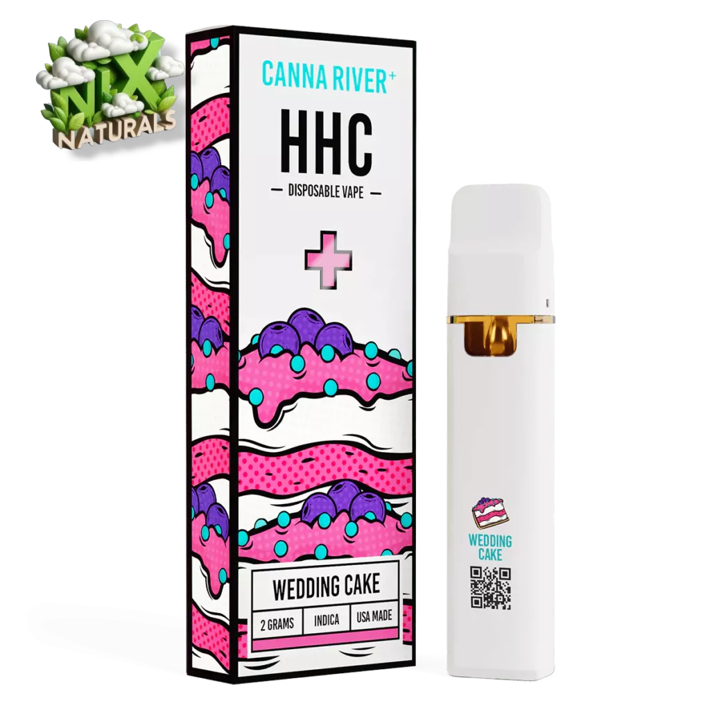 cannariver disposable 2g hhc wedding cakex