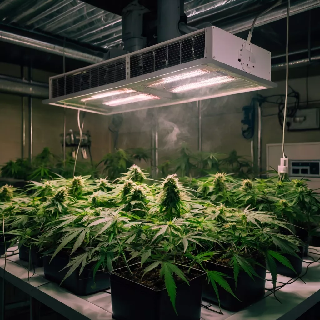 default a cannabis cultivation in an indoor environment on a t 0