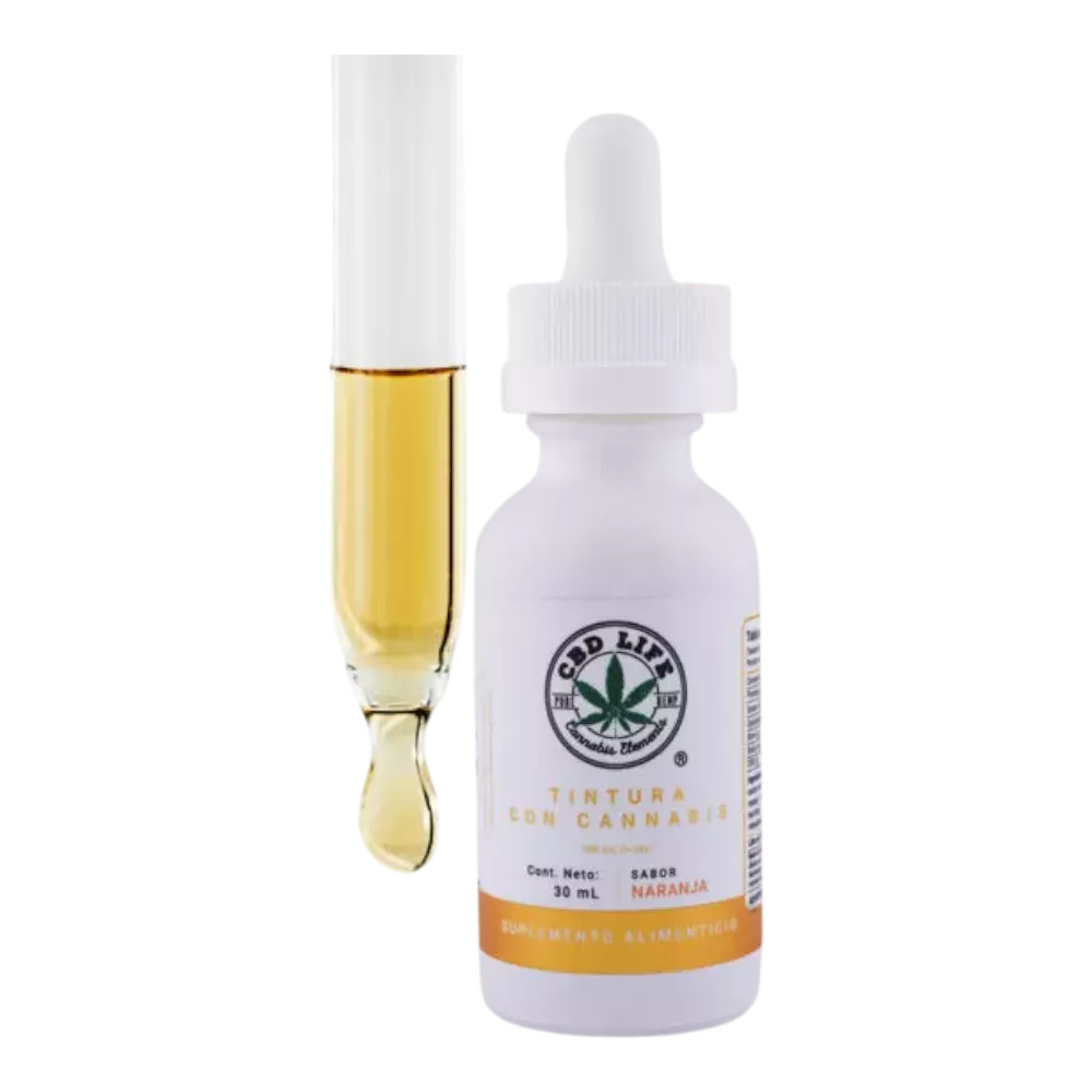 tintura cbd life 500mg sabor naranja 30 ml
