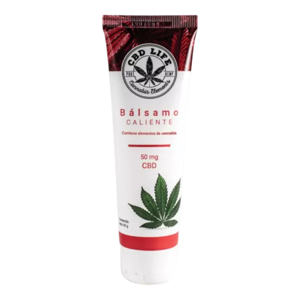 bálsamo caliente cbd life con cannabidiol