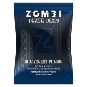 zombie31 | gomitas delta 6 thc, thc p + live resin | 300 mg | 2 piezas