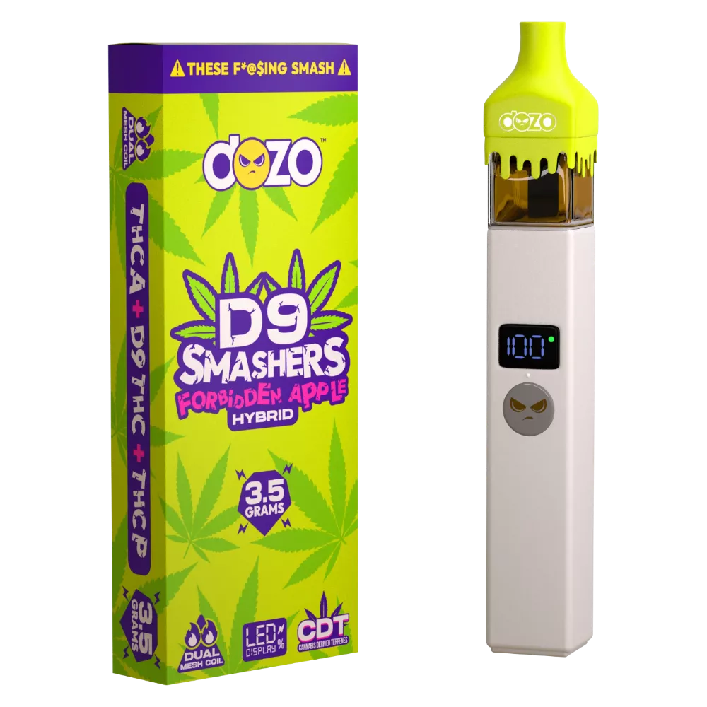 dozo d9 smashers thc a | 3.5 gr | vape desechable | pantalla led