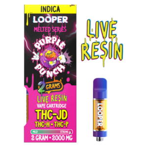 cartucho | looper melted series live resin | hhc, hhc o, thc a, thc p, thcp o, thc h, thc b, thc jd, d8, d11, | 2gr