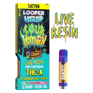cartucho | looper lifted series live resin | hhc, hhc p, d8, thc p, thc o, thc h | 2gr