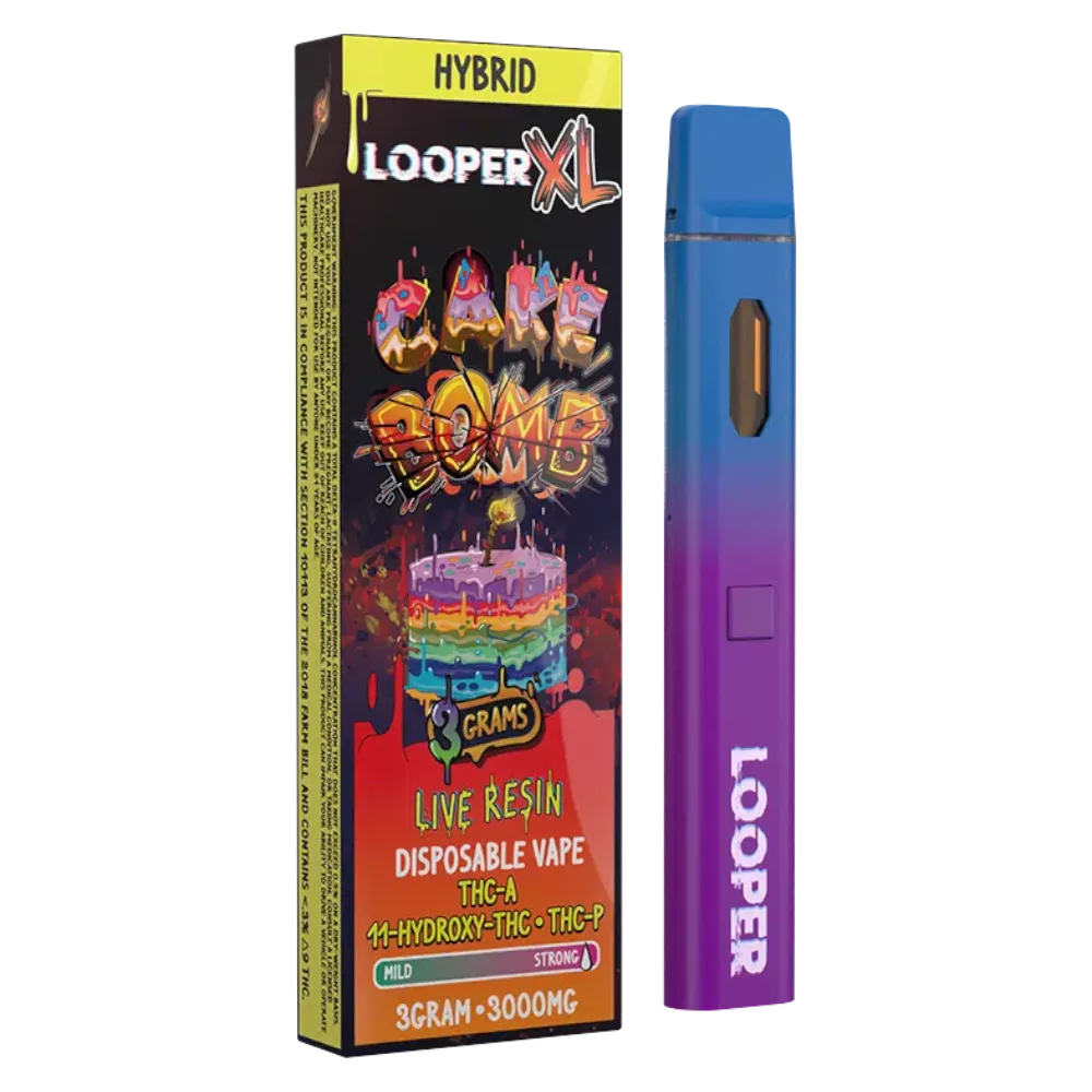 looper xl | vape desechable | diamond thca live badder, hhc, thc p y terpenos | 3gr