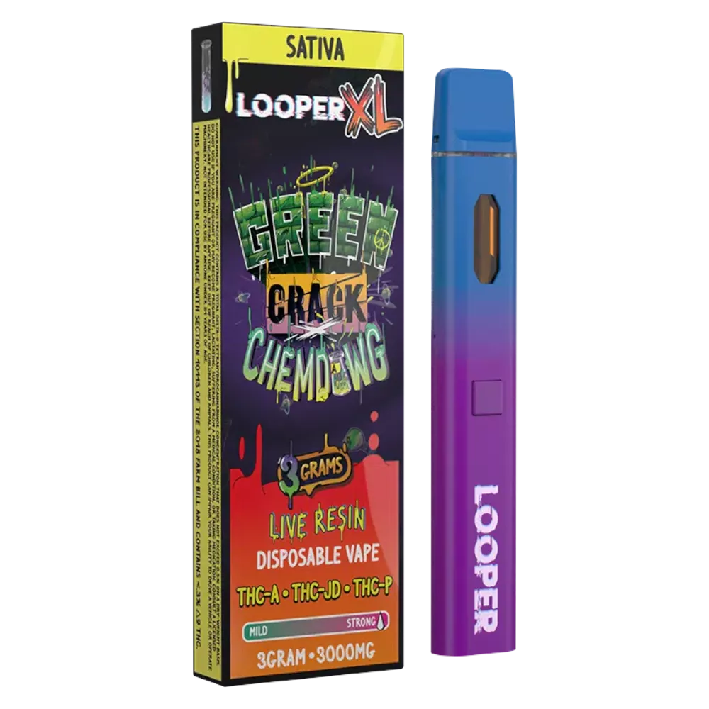 looper xl | vape desechable | diamond thca live badder, hhc, thc p y terpenos | 3gr