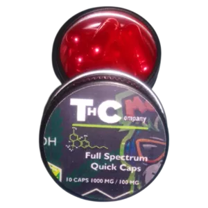quick cápsulas full spectrum | thcompany | funkey monkey magic | 1000mg | 10 piezas