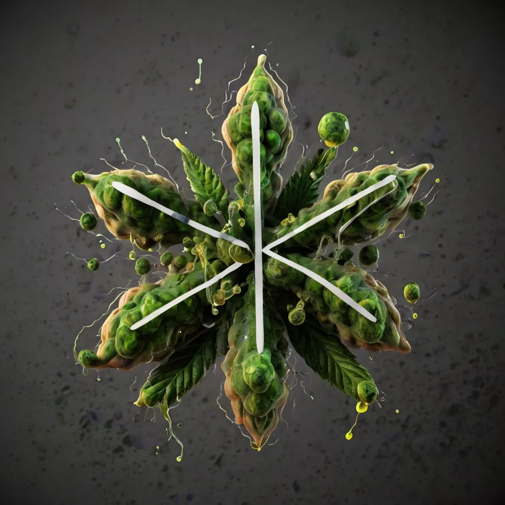 stock photography thc chemical symbol 3