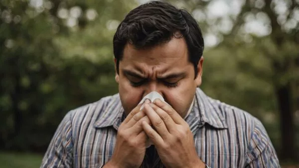 a person with a cough 0