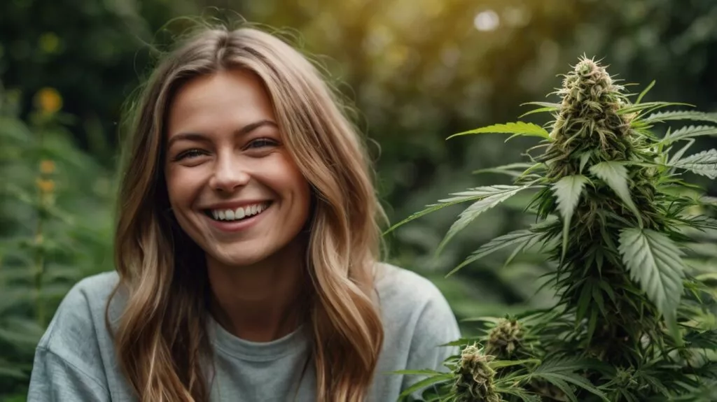 a person being happy and smiling wi 3