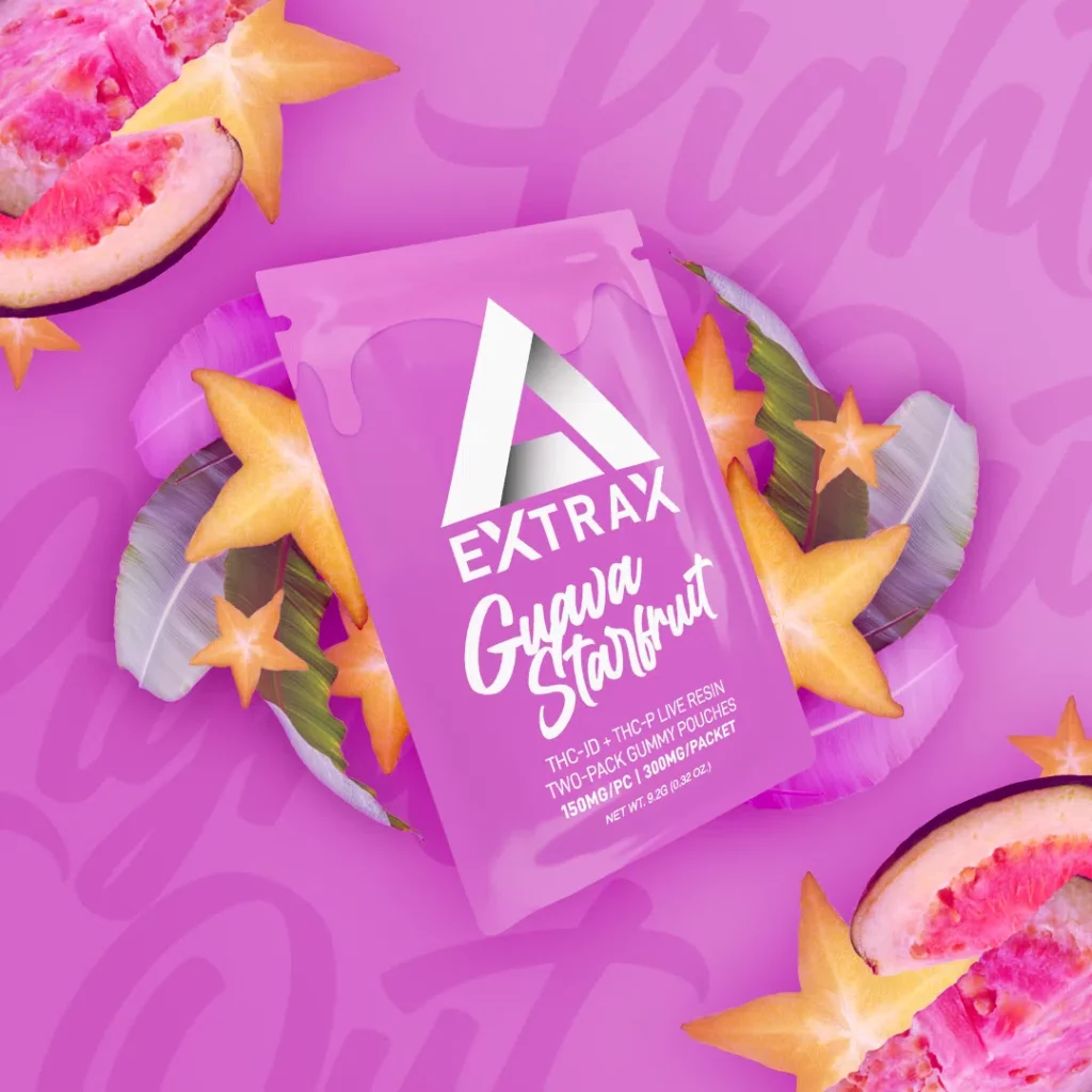 extrax | gomitas de thcjd + thcp | 300 mg | 2 piezas