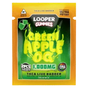 looper | gomitas de thca live badder | delta 9 + hhc + delta 8 | 1000 mg | 2 piezas
