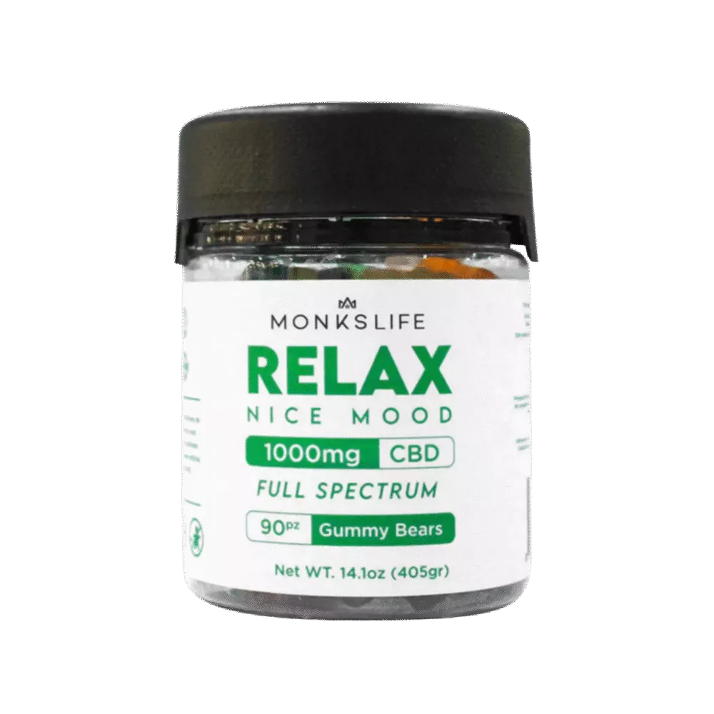gomitas relax 1000mg cbd | 90 piezas | sabores frutales
