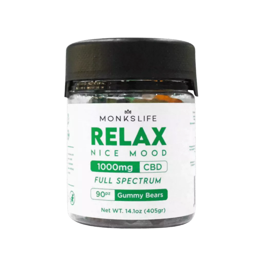 gomitas relax 1000mg cbd | 90 piezas | sabores frutales