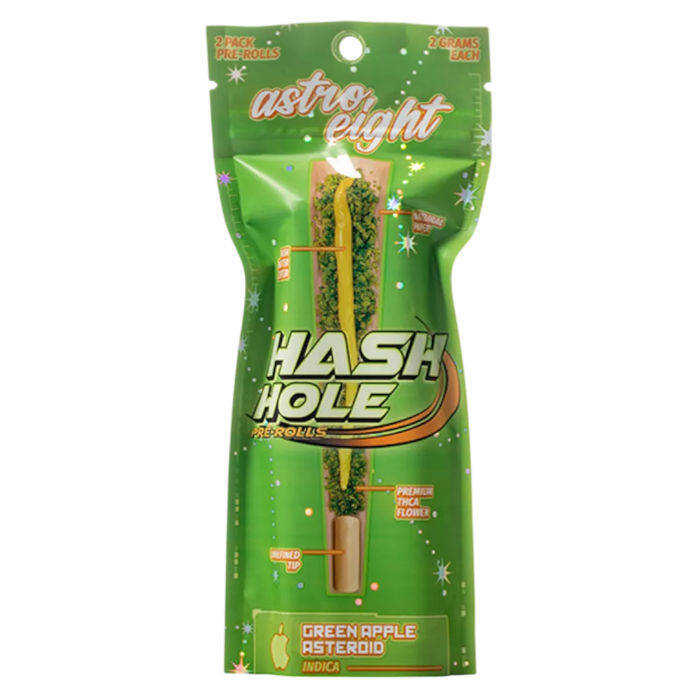 astro eight | hash hole pre rolls thca | 2 gramos | prerolados