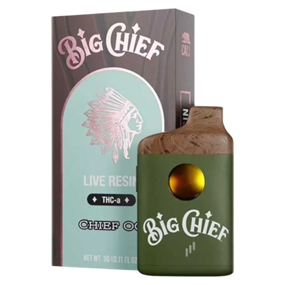 vape desechable big chief thca live resin 3000 mg 3 ml