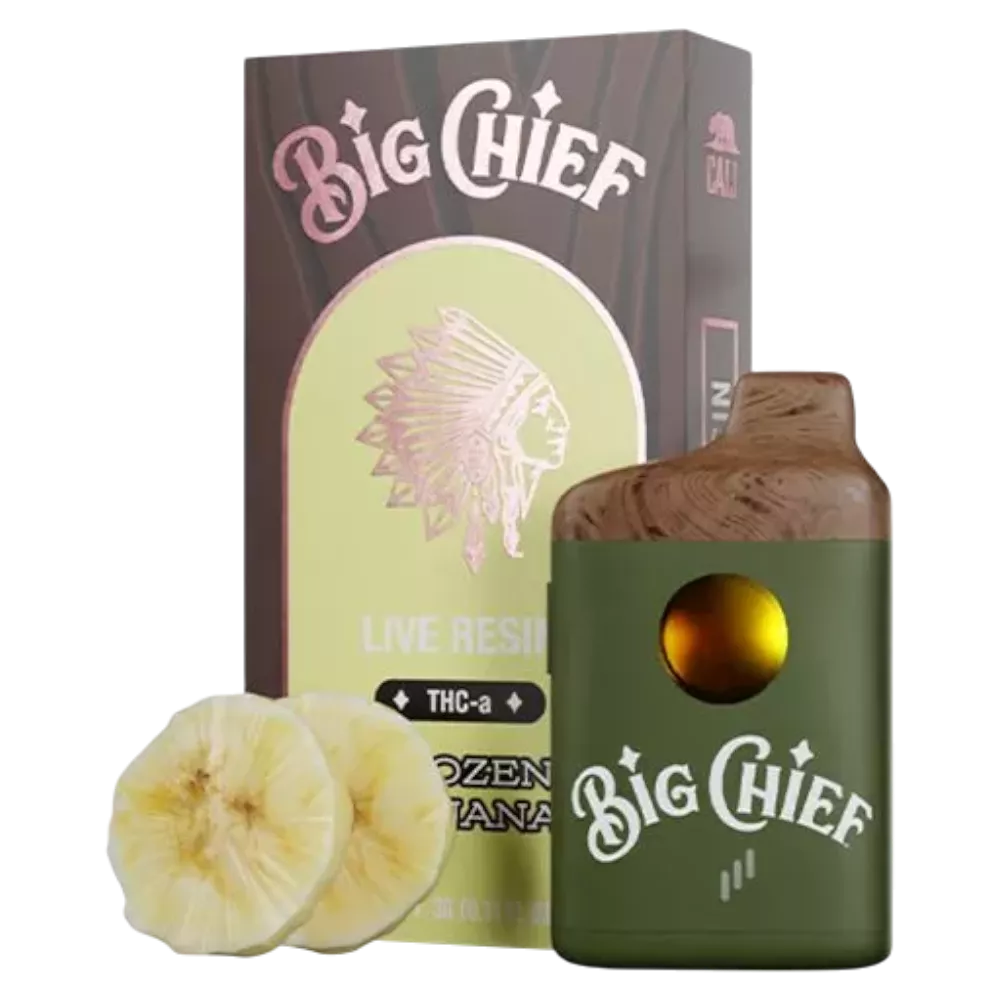 vape desechable big chief thca live resin 3000 mg 3 ml pluma de wax