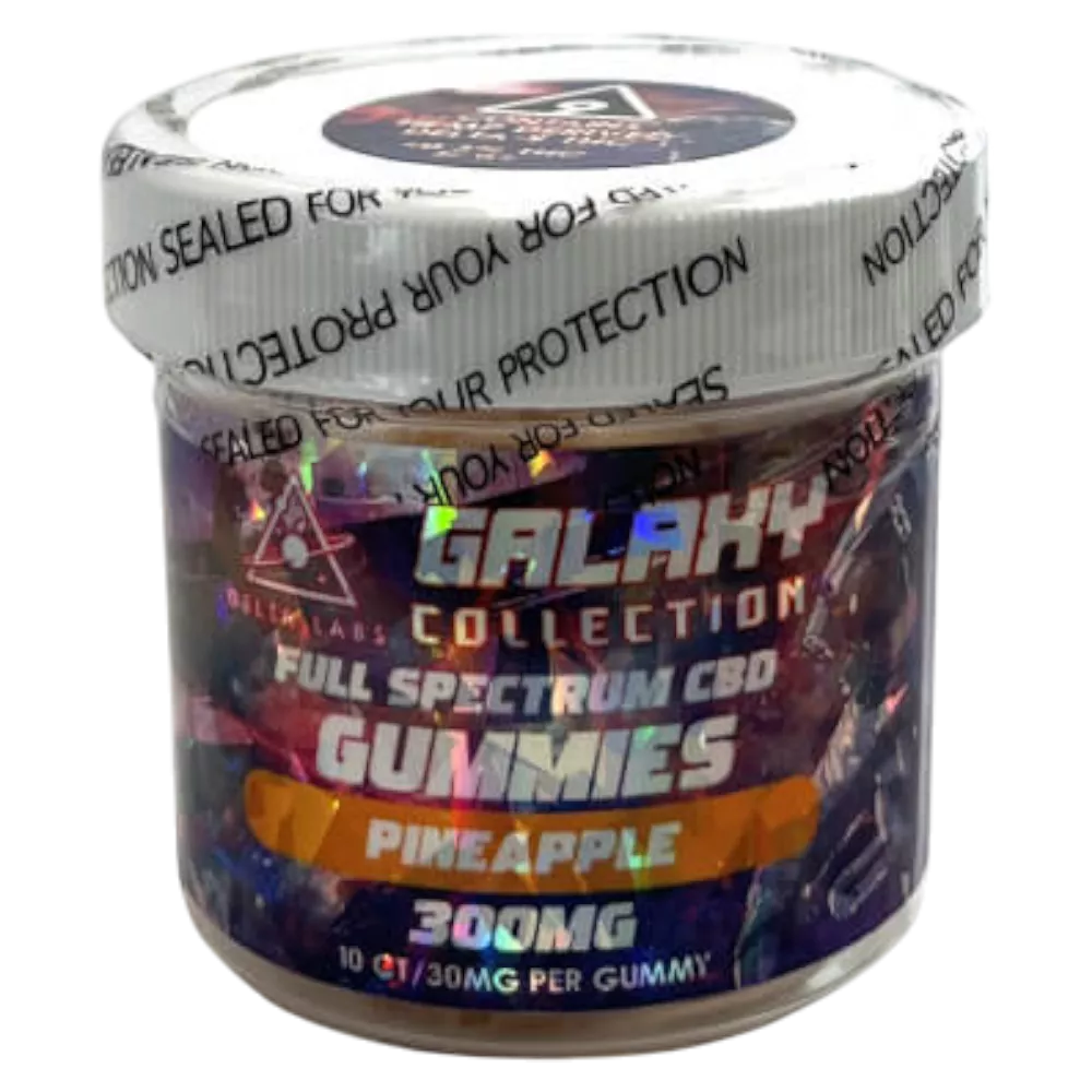 galaxy collection | gomitas delta 9 thc | 30mg por gomita | 10 gomitas