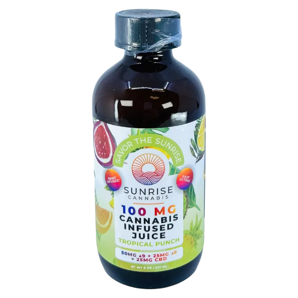 cannabis sunrise delta 8 delta 9 jugo de cbd 100 mg