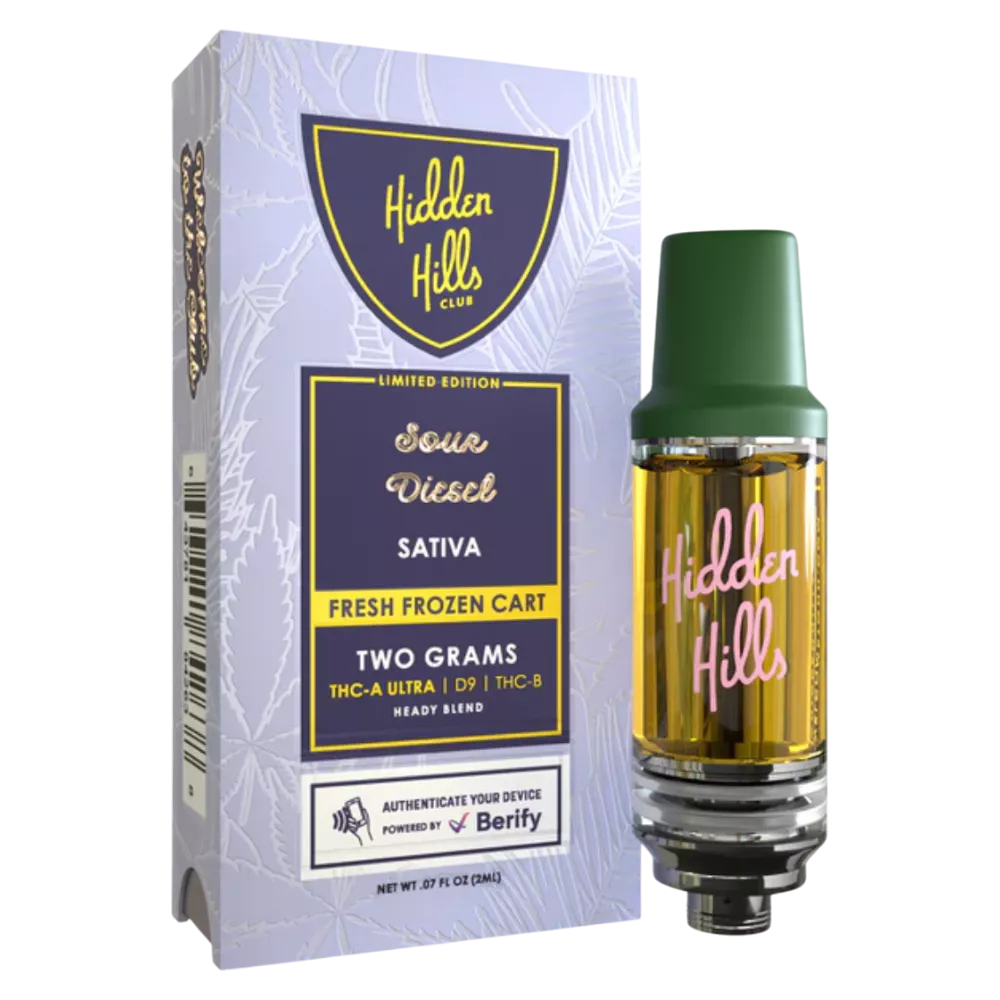 cartucho | hidden hills | vvs d9 + thca + thcp + liquid diamonds | 2 gr | calidad premium