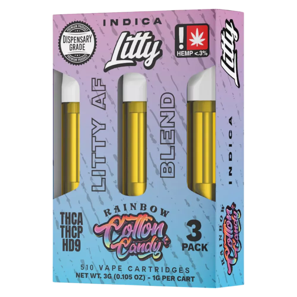 cartucho | litty | thca | paquete de 3 piezas | 1 gr c/u