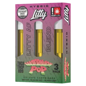 cartucho | litty | thca | paquete de 3 piezas | 1 gr c/u
