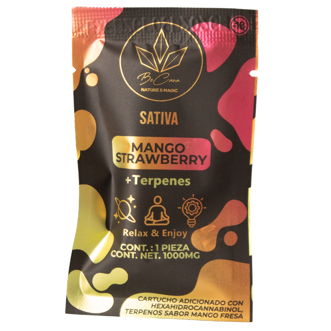 be cana | cart desechable hhc 1000mg | 1ml mango strawberry