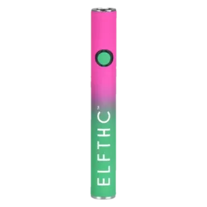 elf thc rechargeable 510 battery green pink