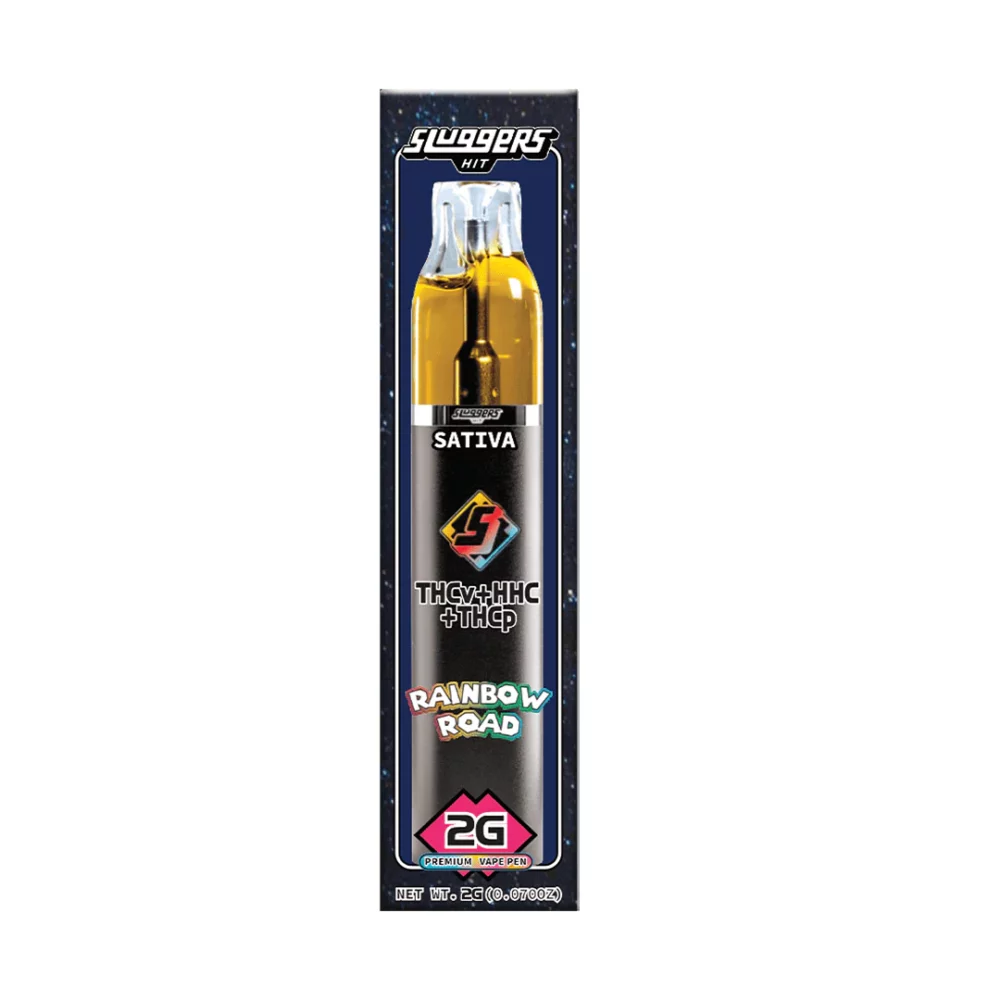 Vape Desechable | Sluggers | THCA 2g Sabor Rainbowrd | por Aura Botanicals en Cannaland
