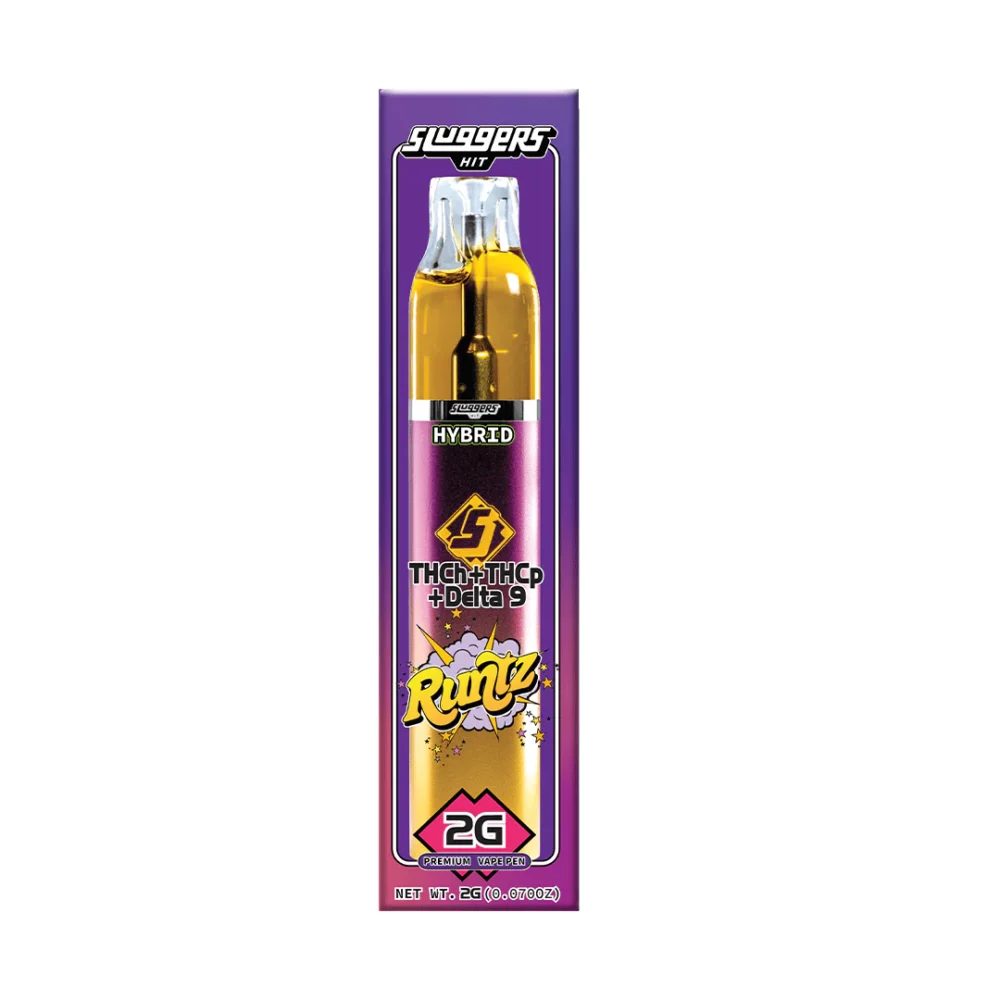 Vape Desechable | Sluggers | THCA 2g Sabor Runtz | por Aura Botanicals en Cannaland