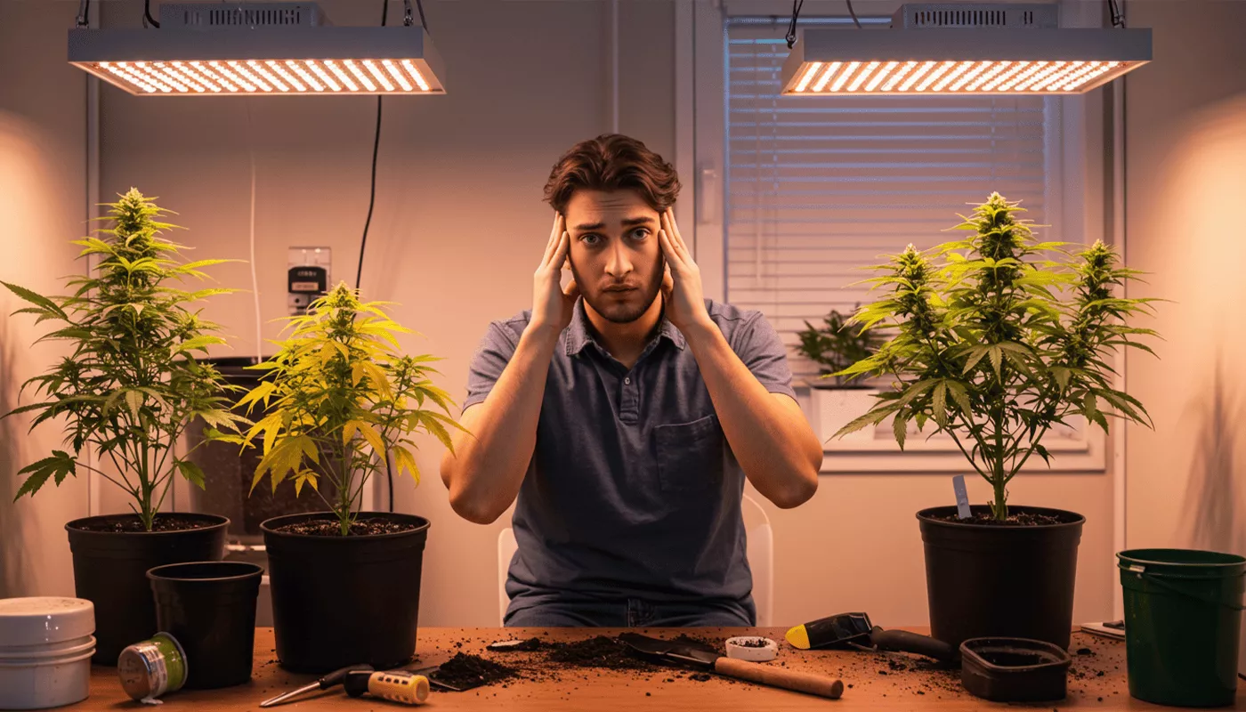 5 errores comunes al plantar cannabis por primera vez
