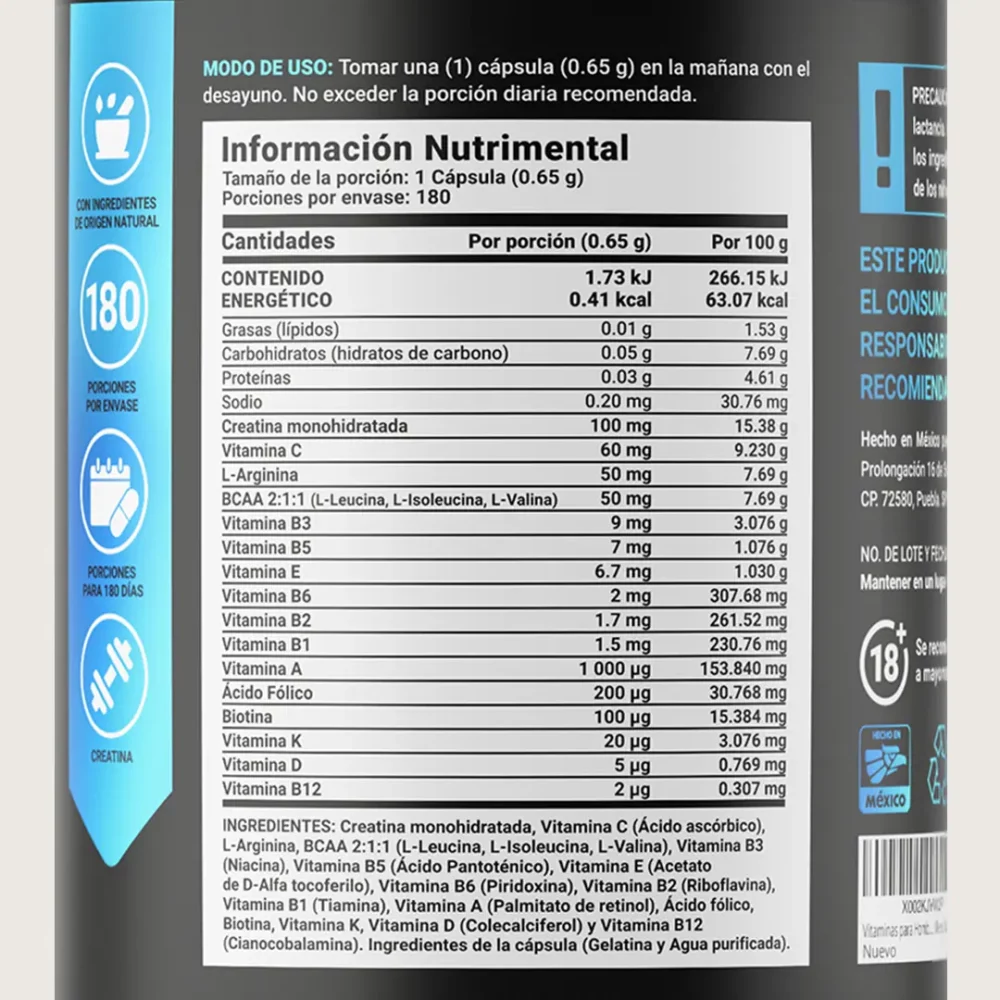 b life | womens mult matur3 | multivitamínico para mujeres +40 | 180 cápsulas (copia)