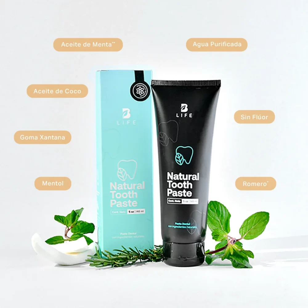 b life | natural tooth paste kit | kit pasta dental natural sin flúor | 2 pieza