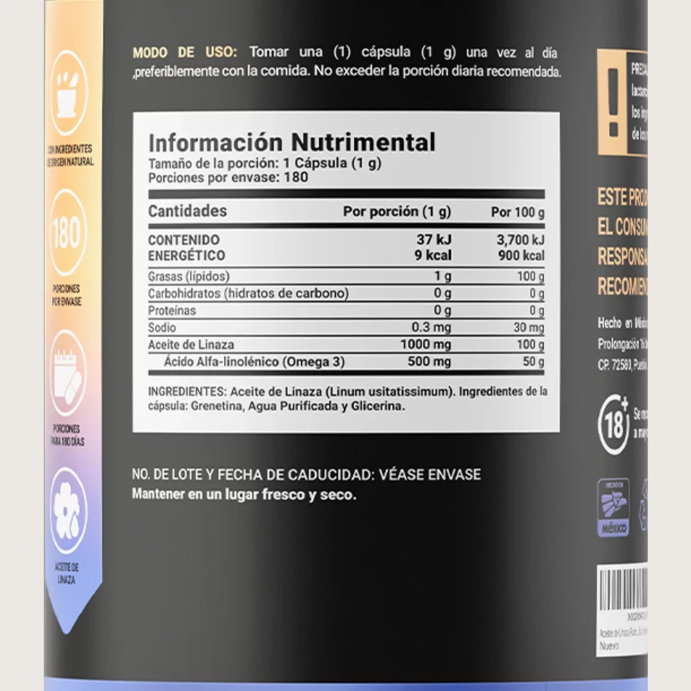b life | omega 3 aceite de linaza