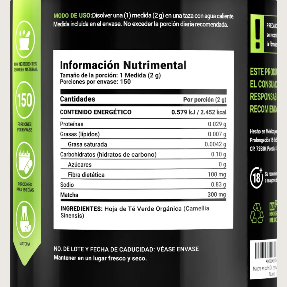 b life | organic matcha en polvo | matcha orgánica |