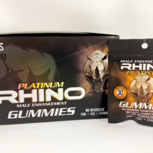 gomitas rhino | estimulante y potenciador sexual para hombres | 2 piezas | 75 g (copia)