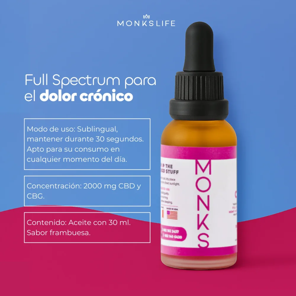 aceite 2000mg frambuesa