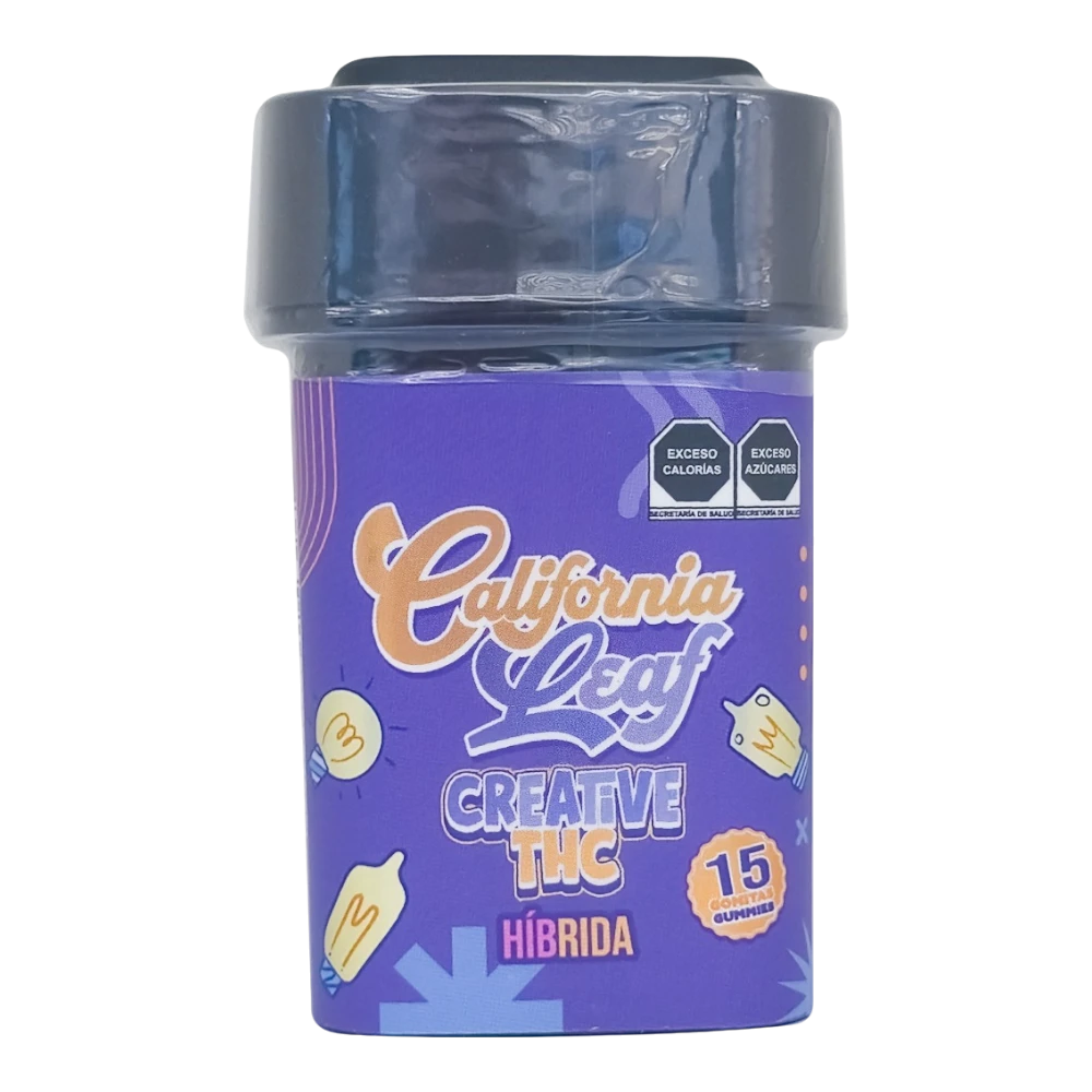 california leaf | gomitas creative delta 8 thc 30 ó 50 mg/pza | 15, 25 ó 30 piezas 30 mg/pza 30 piezas