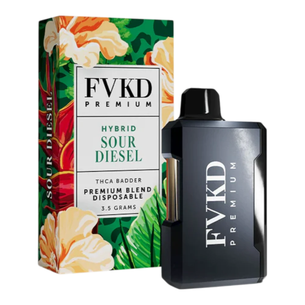 vape desechable | fvkd exotic | thc a liquid diamonds | 3.5 gr (copia)