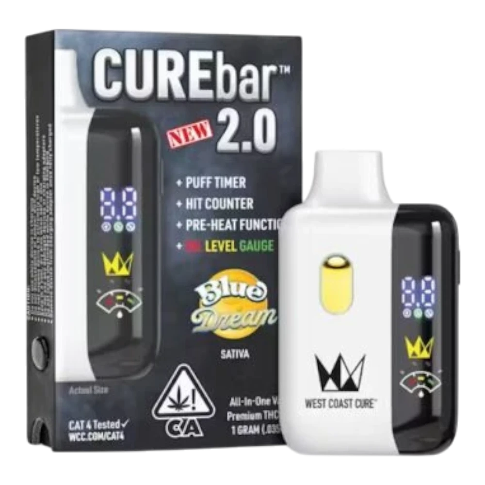 west coast | cube bar | alta potencia | 1g | delta 9 thc | vape desechable wax