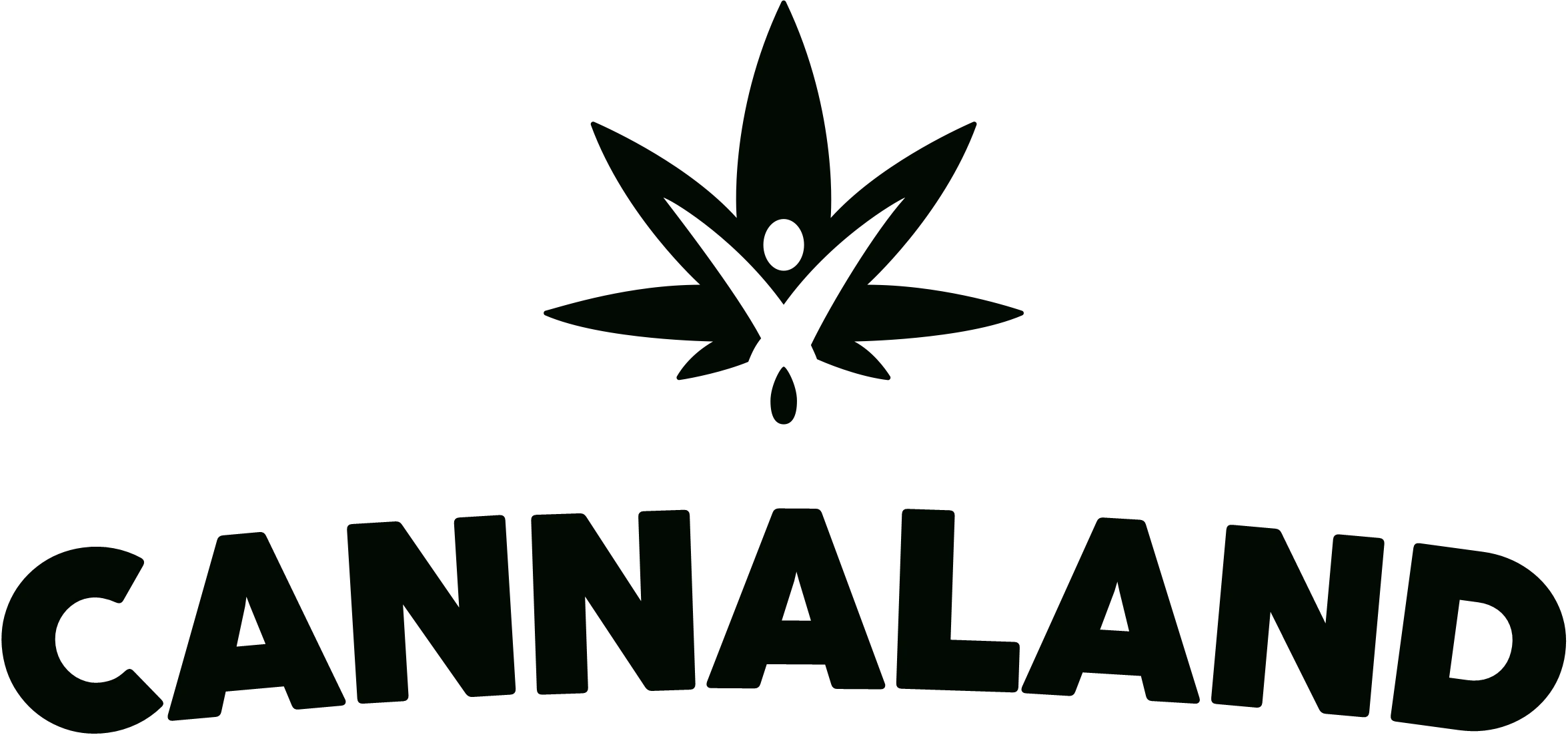 logo cannaland negro